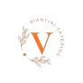 Logo resmi Viantini Catering dengan aksen jingga dan ilustrasi daun